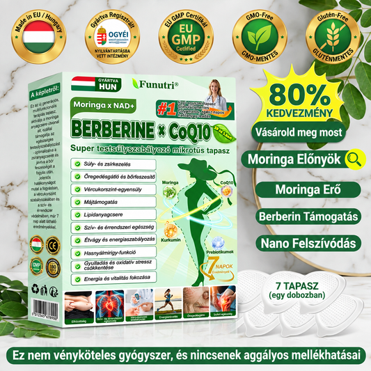 Magyar szakértők által ajánlott 💖Funutri® 10 az 1-ben anyagcsere-támogató karcsúsító nano mikro-tűs tapasz