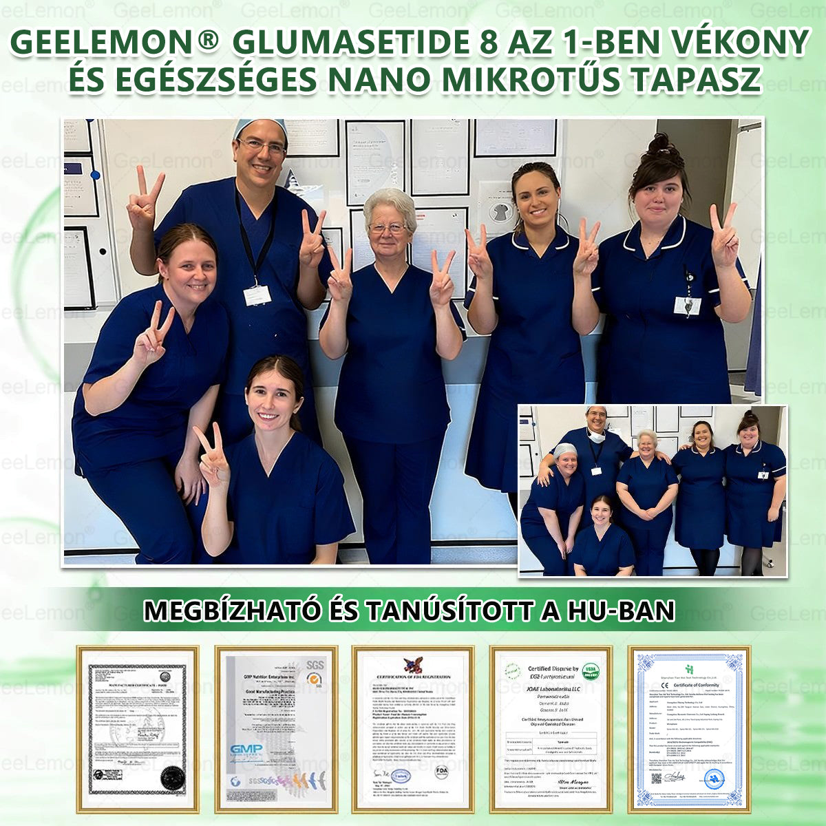 🔥GeeLemon® Glumasetide 8az 1-ben Karcsú és EgészségesNano Mikrotűs Tapasz (Napi 1alkalom – látható változásakár 7 nap alatt) ✅ Elhízásra,bőrfeszesítésre,cukorbetegségre, alvásiapnoéra, ízületekre stb 7.