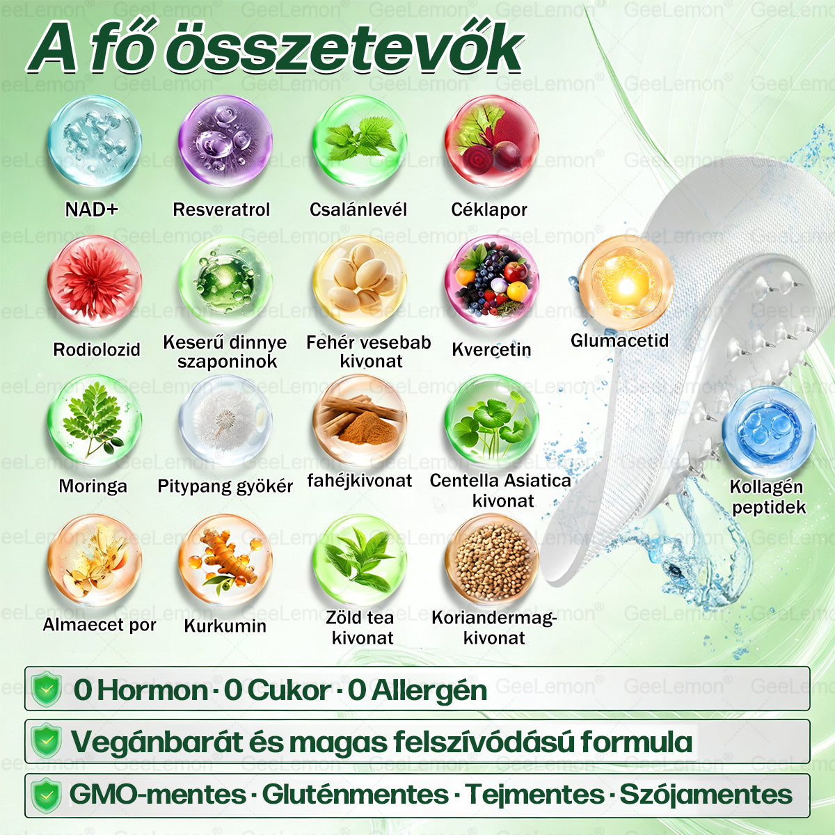 Ajánlott a Semmelweis Kórház által · 👩‍⚕️BENU hivatalos üzlet| 🎁 𝐆𝐞𝑒𝐿𝑒𝐦𝐨𝐧® Glumasetide 8 az 1-ben Karcsú és Egészséges Nano Mikrotűs Tapasz🇭🇺
